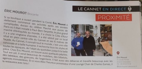 Article sur le Cannet magazine 